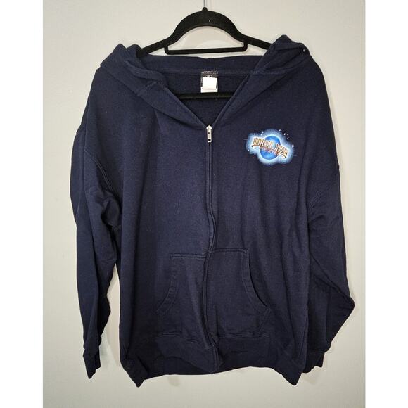 Universal Studios Size XL Full Zip Hoodie Jurassic Park Harry Potter Simpsons - Picture 1 of 8